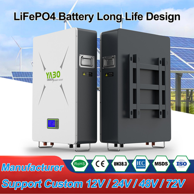 10kwh 51,2v 200ah Pin Lithium Lifepo4 Hệ thống lưu trữ năng lượng mặt trời Tự làm chu kỳ sâu