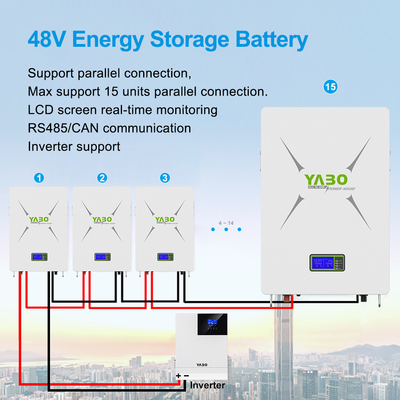 Diy Lifepo4 Powerwall 48V 170Ah 200Ah 230Ah Hệ thống lưu trữ năng lượng mặt trời