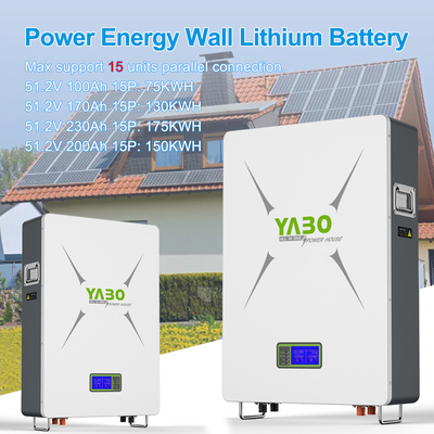 Diy Lifepo4 Powerwall 48V 170Ah 200Ah 230Ah Hệ thống lưu trữ năng lượng mặt trời