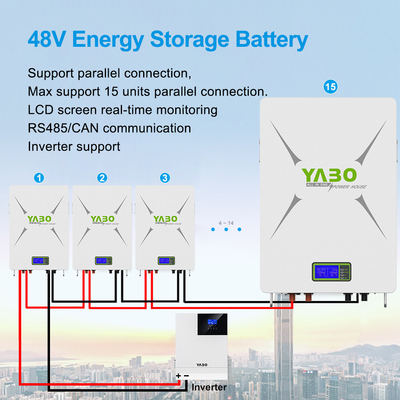 Pin Solar Lifepo4 Powerwall 5kwh 10kwh Vận chuyển di động 48v 200ah
