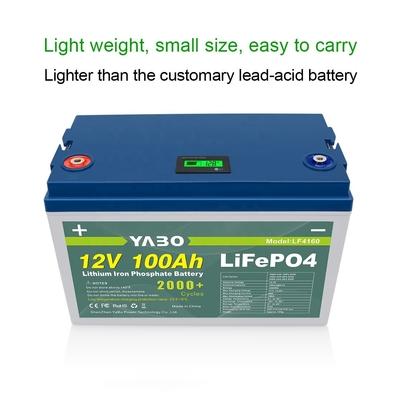 12v 100ah Lithium Iron Lifepo4 Pin BMS Điều khiển năng lượng mặt trời 12V