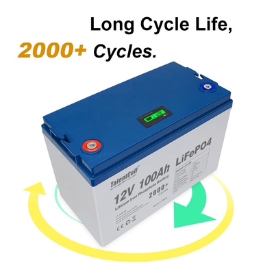 Lifepo4 Golf Pin Pin năng lượng mặt trời RV có thể sạc lại 100ah 12v Pin lithium lifepo4
