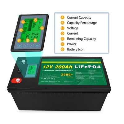Giá nhà máy 12V / 24V / 36V 200Ah Lifepo4 pin Hệ thống lưu trữ năng lượng mặt trời Pin lithium ion cho tấm pin mặt trời trong nhà