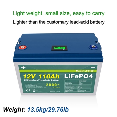 12v 110Ah Lifepo4 Golf Cart Pin Chu kỳ sâu