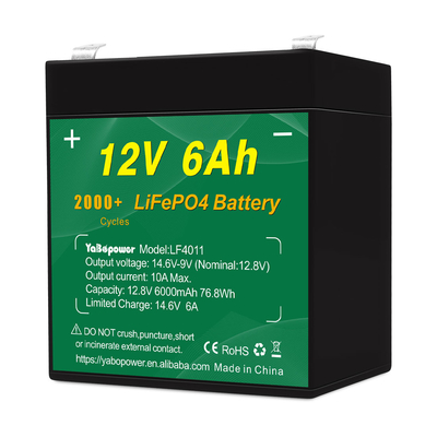 Bộ pin Talentcell 12v 6ah Lifepo4 Chu kỳ sâu 2000 chu kỳ 32700 6000 mah