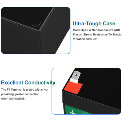Bộ pin Talentcell 12v 6ah Lifepo4 Chu kỳ sâu 2000 chu kỳ 32700 6000 mah