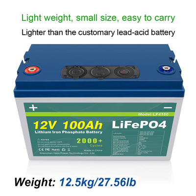 Bộ pin 24V 36V 48V 72V 12v 100ah Lifepo4 Tích hợp Sắt Lithium Axit Chì BMS