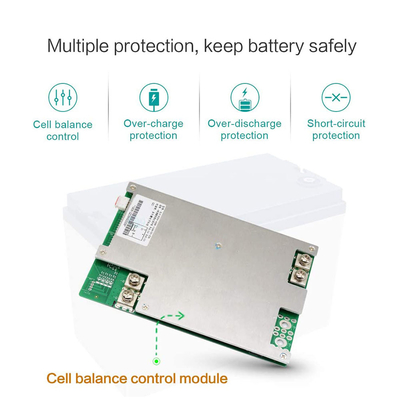 Bộ pin 24V 36V 48V 72V 12v 100ah Lifepo4 Tích hợp Sắt Lithium Axit Chì BMS