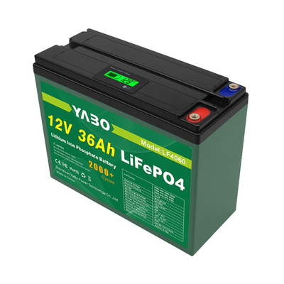Pin Lifepo4 12V 36Ah cho chu kỳ sâu năng lượng lưu trữ năng lượng mặt trời