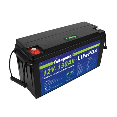 Pin Lifepo4 12v 150 Ah Chu kỳ sâu với 2000 chu kỳ để cung cấp điện ngoài trời