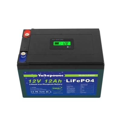 Nhà máy bán nóng Tùy chỉnh 12v 12Ah Xả pin 6A Lifepo4 hiện tại với công suất vượt trội