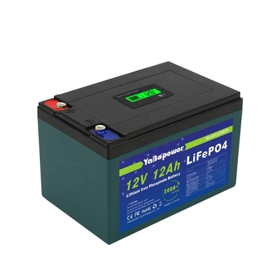 Nhà máy bán nóng Tùy chỉnh 12v 12Ah Xả pin 6A Lifepo4 hiện tại với công suất vượt trội