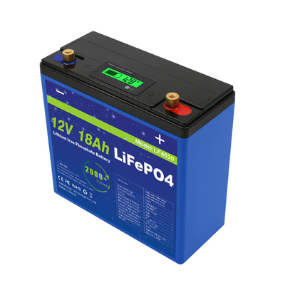 Pin nhẹ 12V 18Ah Lifepo4 Dung lượng lớn Vòng đời dài Bảo hành 3 năm