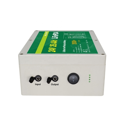 Chu kỳ pin 25,6V 26,4Ah 24V Lifepo4 Tuổi thọ dài có thể sạc lại