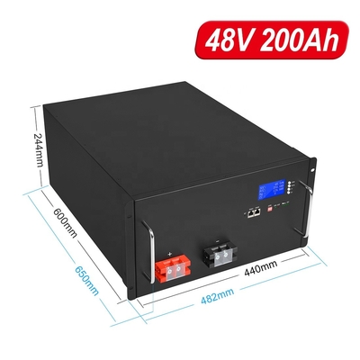 Xe gôn 48V Lifepo4 Pin 200Ah Smart BMS Lưu trữ chu kỳ sâu Lithium Ion