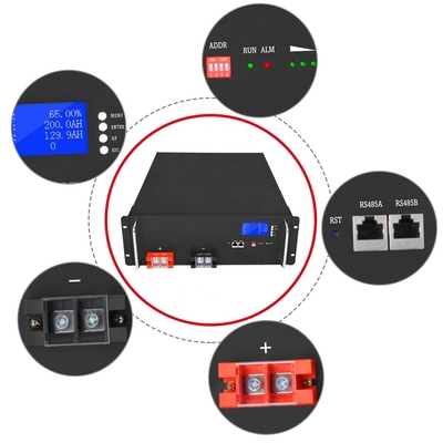 48v 100 Amp Hour Lifepo4 Pin Chu kỳ sâu 4000 Hệ thống lưu trữ trên tường năng lượng mặt trời