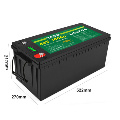 51,2Volts 100ah 48V Lifepo4 Pin Công cụ năng lượng Bộ lưu trữ năng lượng Có thể sạc lại
