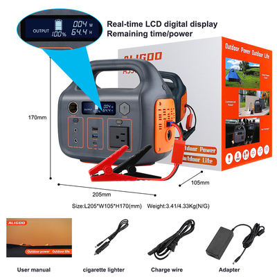 2022 Sản phẩm nóng tắt Hệ thống năng lượng lưới 220v 300w Lithium Điện năng lượng mặt trời di động có khởi động