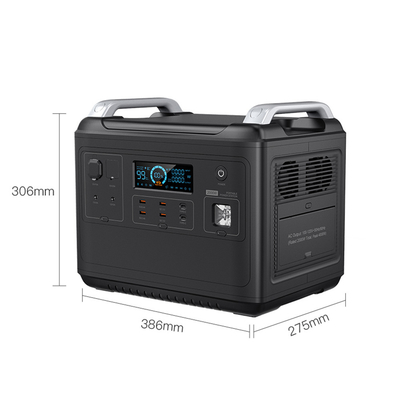 Trạm phát điện di động LiFePO4 cho tủ lạnh điều hòa không khí Trang chủ 2000w Máy ​​phát điện năng lượng mặt trời Lifepo4 Ups