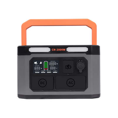Trạm phát điện di động Lithium biến tần để chạy Tủ lạnh Sạc không dây 2000W