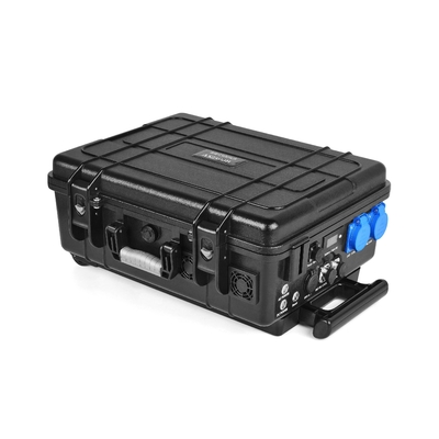 Xe điện Lithium Trạm điện di động Ngân hàng Xe đẩy Trường hợp cung cấp năng lượng mặt trời dự phòng 2500wh
