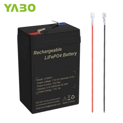 Marine Deep Cycle Lifepo4 Pin 6V 5Ah 2,5Ah 4Ah 4,5Ah 6Ah Bảng điều khiển năng lượng mặt trời