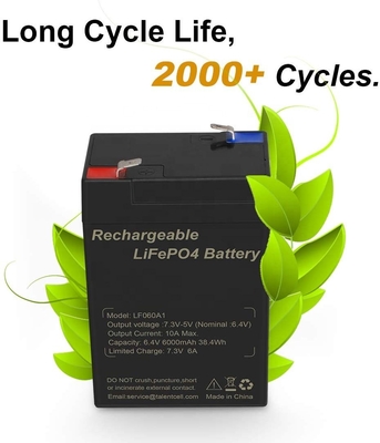 Marine Deep Cycle Lifepo4 Pin 6V 5Ah 2,5Ah 4Ah 4,5Ah 6Ah Bảng điều khiển năng lượng mặt trời