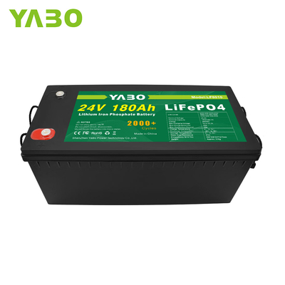 Chất lượng cao Tuổi thọ dài 2000 Chu kỳ Giá rẻ Lithium Sắt Phosphate 24V 180Ah Gói pin Lifepo4