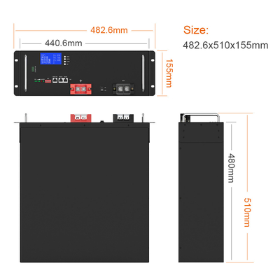 YABO Lithium Ion Rack Mount 10kwh 20kwh 48V 400Ah 200Ah 150Ah Pin Lithium Ion LiFePO4 cho pin lưu trữ năng lượng mặt trời