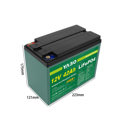 Vỏ nhựa Bộ pin 12V 42Ah Lifepo4 với cấu hình 32700 6Ah Cells 4S4P