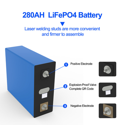 3.2V 280AH pin Lithium Iron Phosphate - Công suất cao và giải pháp năng lượng lâu dài
