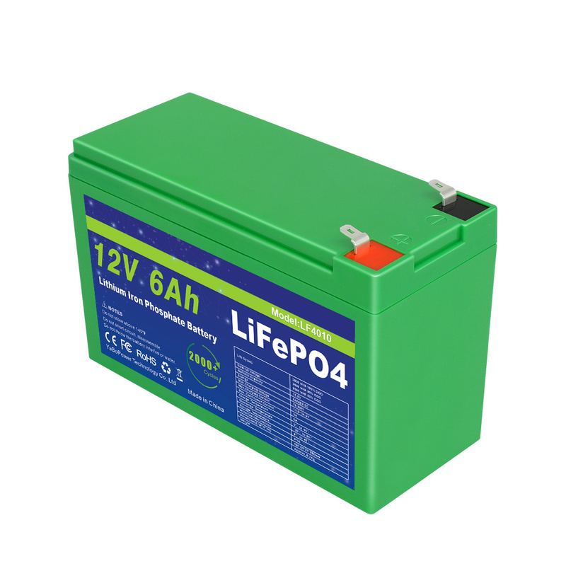 Nhà máy tùy chỉnh Lifepo4 Chu kỳ sâu An toàn cao 32700 Cell Lithium Ion 12v 6Ah Lifepo4