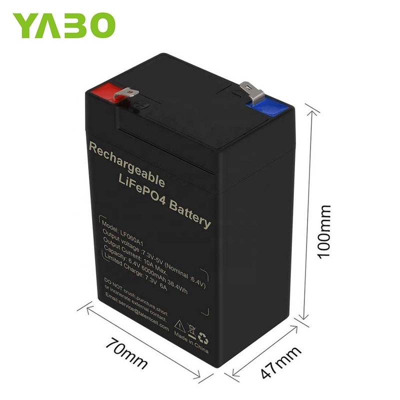Marine Deep Cycle Lifepo4 Pin 6V 5Ah 2,5Ah 4Ah 4,5Ah 6Ah Bảng điều khiển năng lượng mặt trời