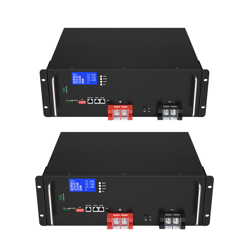 Hơn 5000 chu kỳ Hệ thống lưu trữ năng lượng mặt trời Pin lithium 48V 100Ah LiFePO4 với bảo hành 5 năm